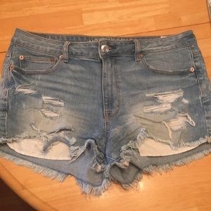 American eagle jean shorts